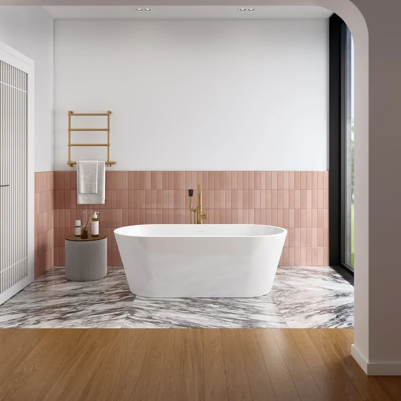 Maax 107674-000-001-000 Freestanding Bathtub 67x31 Acrylic