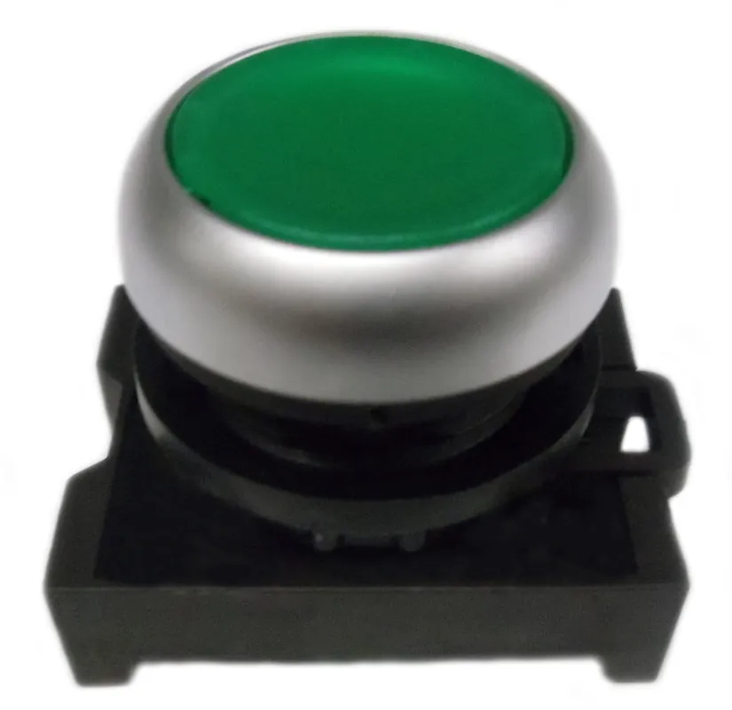 Eaton M22-DL-G Pushbutton, Illuminated, 22mm