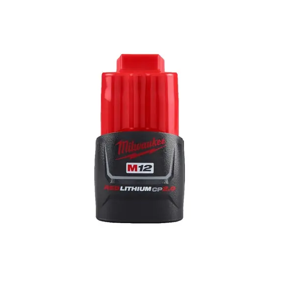 Milwaukee 48-11-2422 m12 redlithium cp2.0 battery 2-pack replacement 48-11-2422
