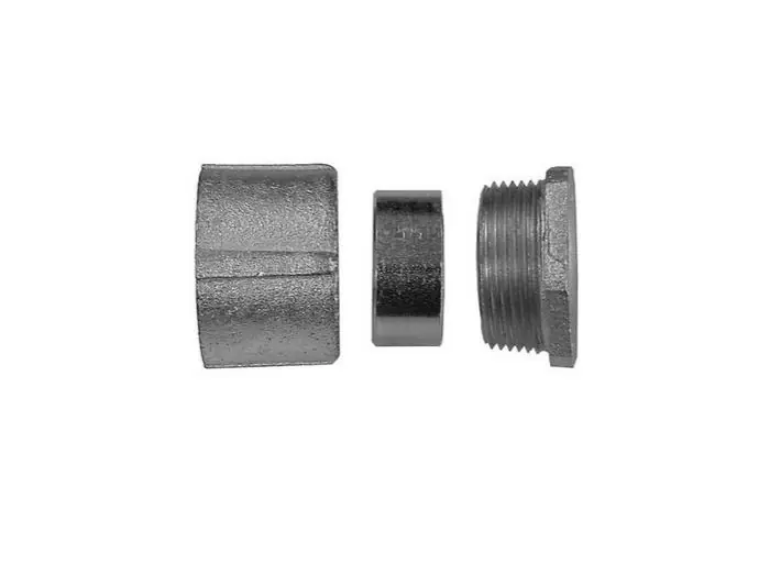 Appleton EC-350 3-1/2 inches Malleable 3-Pc Conduit Coupling