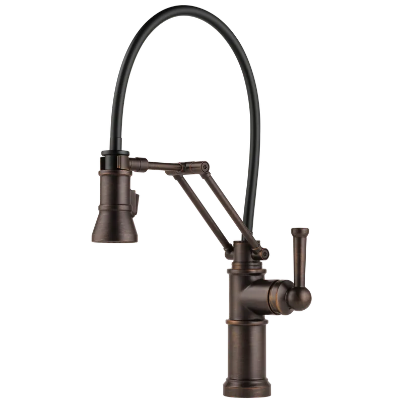 Delta 63225lf-rb Articulating Kitchen Faucet