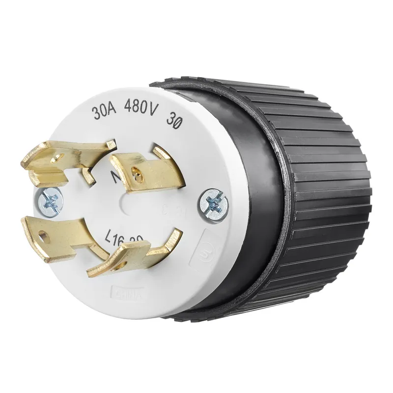 Bryant 71630NP Locking Devices Industrial Male Plug 30A 3-Phase 480V AC L16-30P