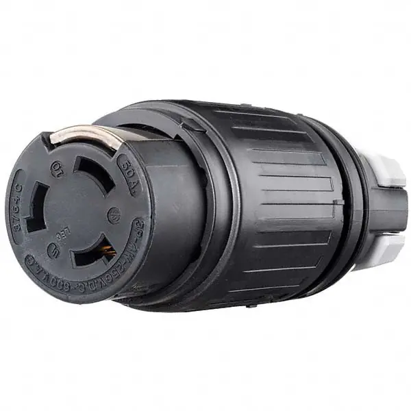 Bryant 3764 Female Connector Body 50A 250V DC/600V AC