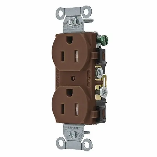 Bryant CBRS15TR Duplex Receptacle 15A 125V