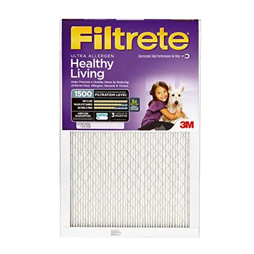 3M 2003DC-6 Filtrete Ultra Allergen Reduction Air Furnace Filter 20 inches X 25 inches X 1 inches