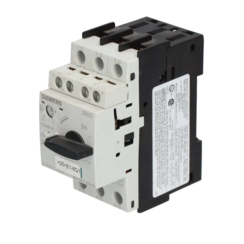 Siemens 3RV1021-1FA10 Motor Protector Starter 3.5-5amp