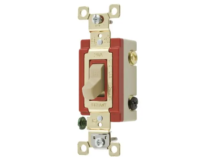 Bryant 4903I toggle switch general purpose AC 20A 120/277V three way