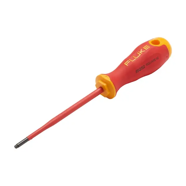 Fluke ISQS2 Insulated Robertson Screwdriver #2, 5 inches, 1000 V