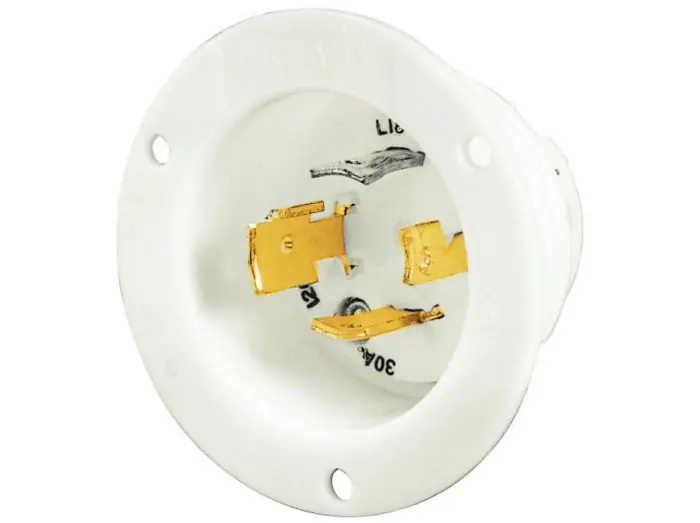 Bryant 71830MB Flanged Inlet 30A 3-Phase Wye 120/208V AC L18-30P