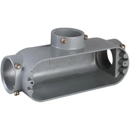 Killark TWOT-3 two type t combination conduit body, 1 in hub, 10 cu-in