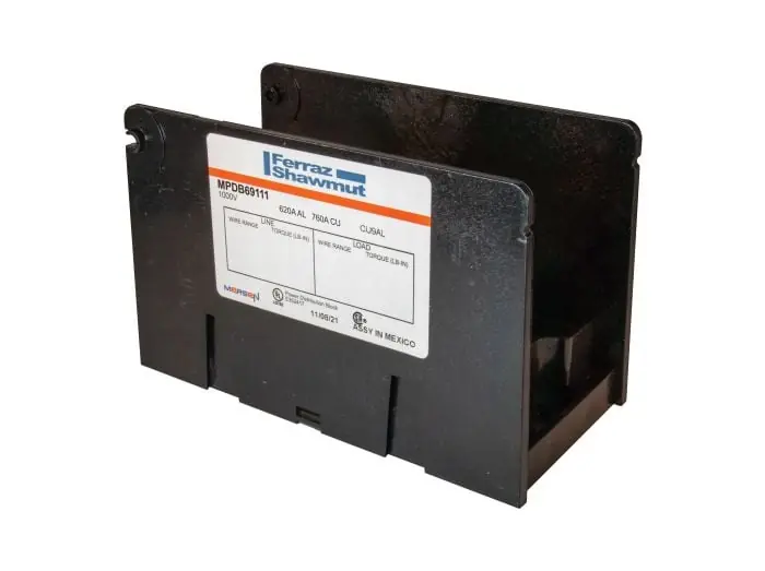 Mersen MPDB69111 MPDB Series UL 1953 Open-Style Power Distribution Blocks