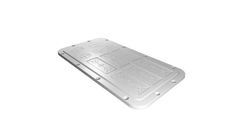 Rittal 2567200 sz plastic gland plates for ax, 436x221 mm