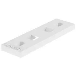 Panduit MTP1H-E6-C Cable Tie Mounts Multiple Tie Plate, 1 Bundle, #6 Screw (M3)