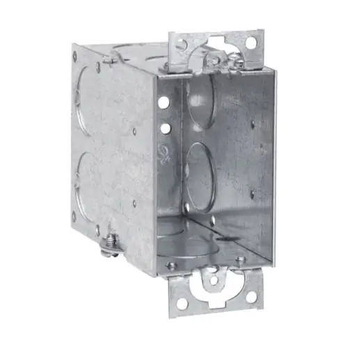 Crouse Hinds TP254 Steel 1-Gang Gangable Switch Box 2-Inch x 3-Inch x 3-1/2-Inch