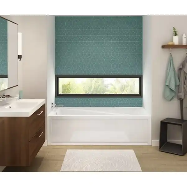 Maax 106187-l-000-001 Alcove Bathtub 72x42 Left Drain White