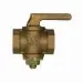 A Y Mcdonald 4215-194 Low Pressure Plug Valve 3/4 in Fnpt Brass