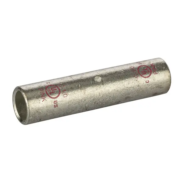 Nsi C-1/0 Tinned Copper Splice - Long Barrel 1/0 Awg