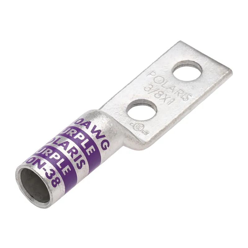 Nsi L40N-38 cmp lug cu long 4/0 awg 3/8 blt 1 spc