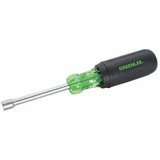 Greenlee 0253-12C Heavy-Duty Nut Driver 1/4 inches X 3 inches