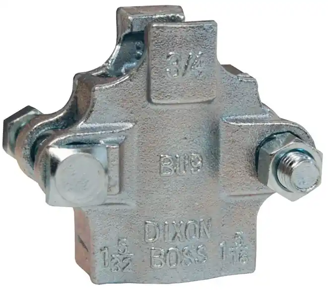 Dixon dd Boss Clamp 0.5 in Hose Id Carbon Steel 2-bolt