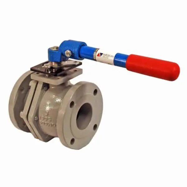 American Valve 4000D Model 4000D Ductile Iron Flanged Ball Valve