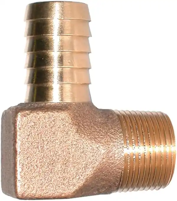 Legend 312-056NL 1-1/4 inches No Lead Bronze Hydrant Insert x MNPT Elbow