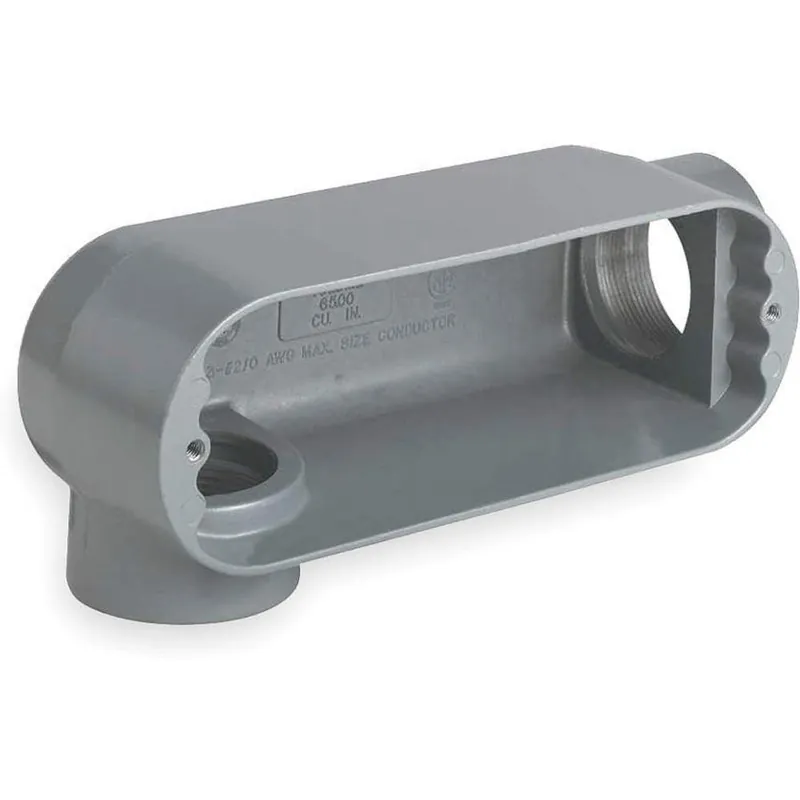 Killark OLR-4 lr type conduit body, aluminium, 1 1/4 inches hub