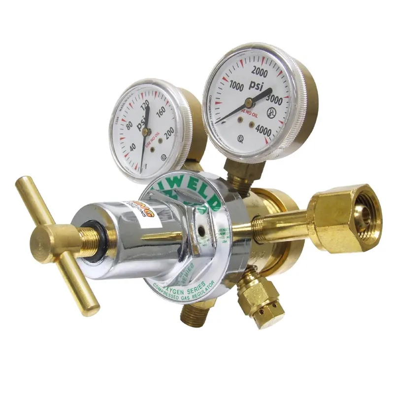 Uniweld RHT8010 Med Duty 2 Stage Regulator W/2in Gauges O2