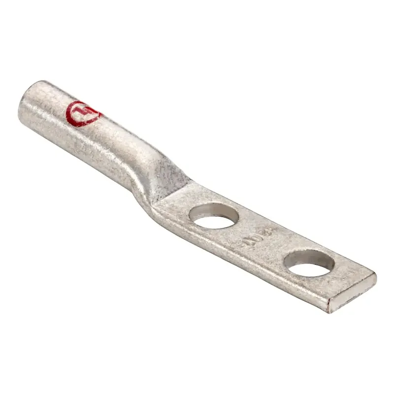 Topaz 3201TZ Two Hole - Long Barrel Compression Lug, 8, 1/4 inches Bolt Size replacement mpn