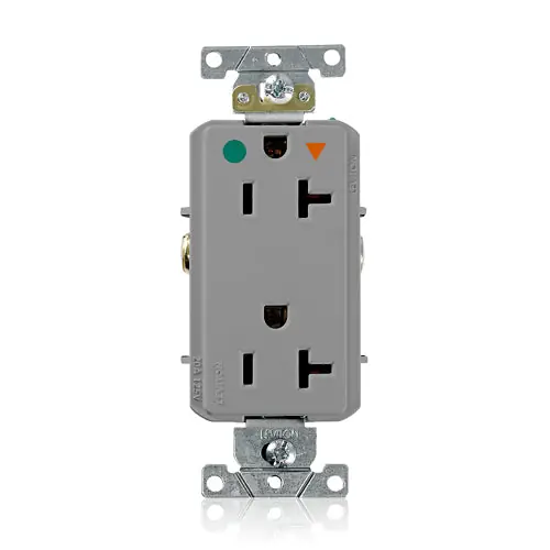 Leviton D8300-IG Decora Plus Isolated Ground Duplex Receptacle/Outlet 20 Amp