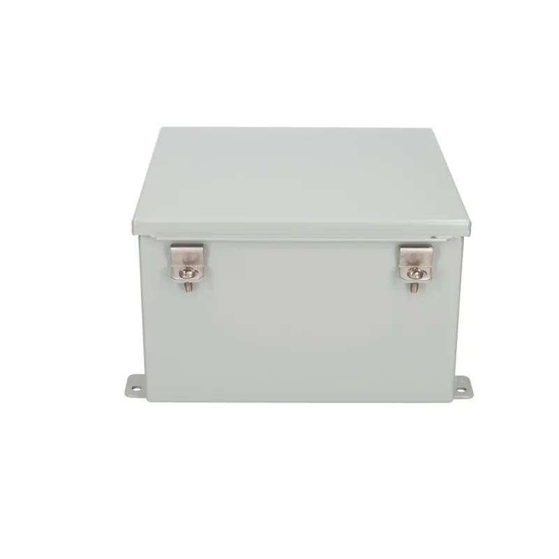Hammond 1414phj6 n12 j box, hinge cover w/panel 10 x 10 x 6