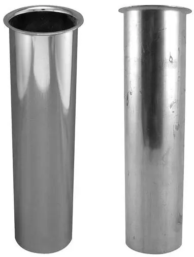 Keeney 210pc Brass Sink Tail Piece 1.5x4 in 20 Gauge Chrome