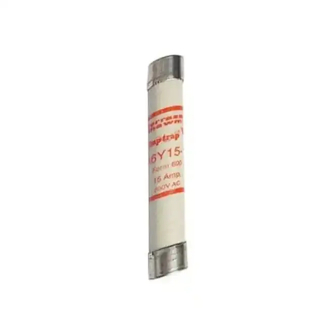 Mersen A6Y15-1 Fuse A6Y 600VAC 500VDC 15A Type 1 Ferrule Amp-Trap