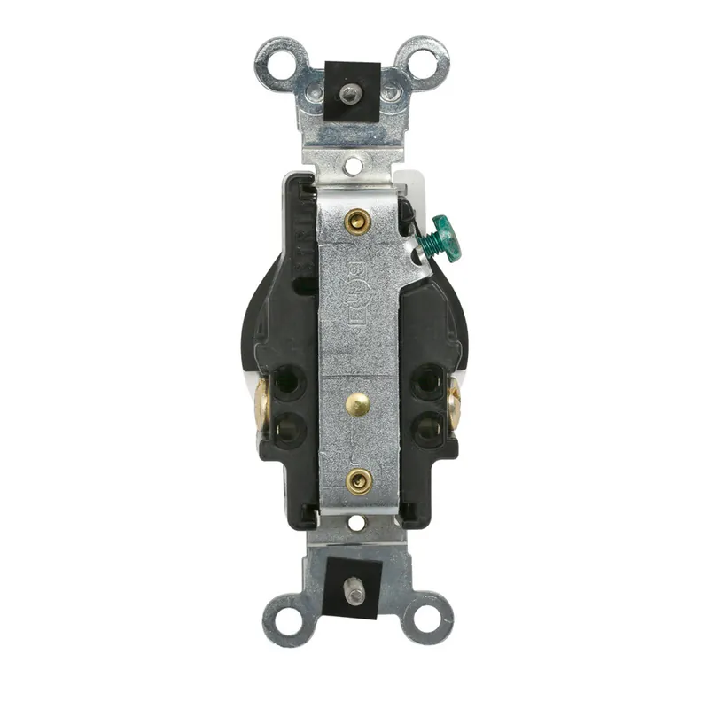 Leviton W5661-T0Y Single Receptacle Outlet 15 Amp 250 Volt