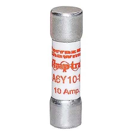 Mersen A6Y10-1 Fuse A6Y 600VAC 500VDC 10A Type 1 Ferrule Amp-Trap