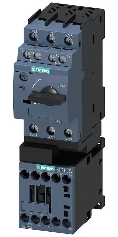 Siemens 3RA21151CA151BB4 Starter Dol S00 1.8-2.5A 24VDC Screw