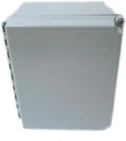 Hoffman A12106CHSCFG Continuous Hinge Screw-Cover Enclosure 4X 12x10x6 Fiberglass
