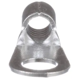 Panduit P8-14R-Q Ring Terminal, Bare, 8 AWG, 1/4 inches Stud, PK25