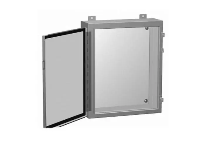 Hammond 1418J8 N12 Wallmount Encl w/panel 24 x 24 x 8