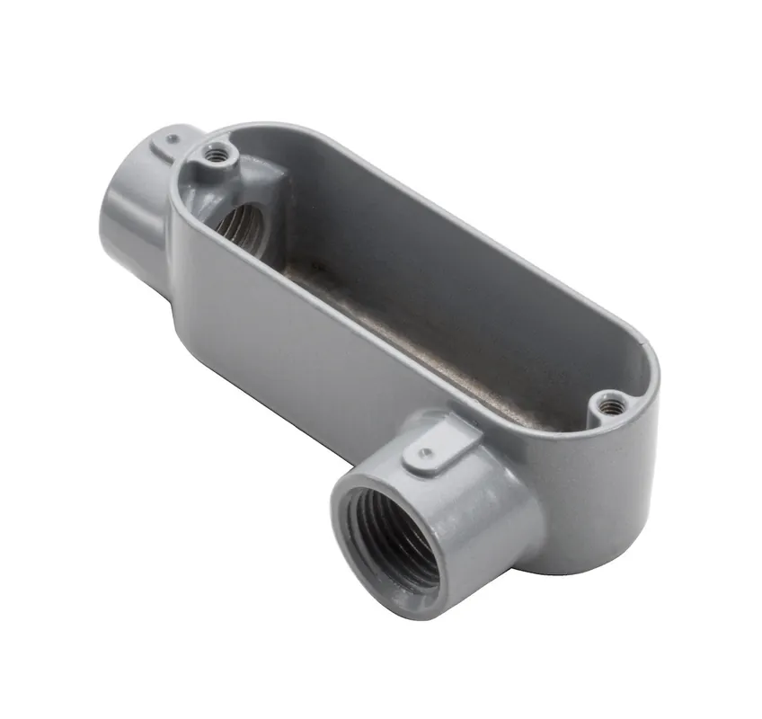 Topaz LL3 LL Type Conduit Body, Die Cast Aluminum, Wall Mount, Hub Size-1 inches