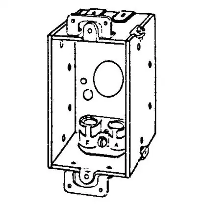 Appleton 171F Switch Box, Gangable, 2 inches Deep