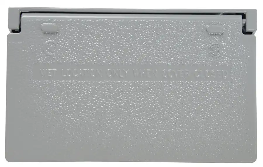 Pass & Seymour CA26-GH Cast Weatherproof Decorator/GFCI Horizontal Cover