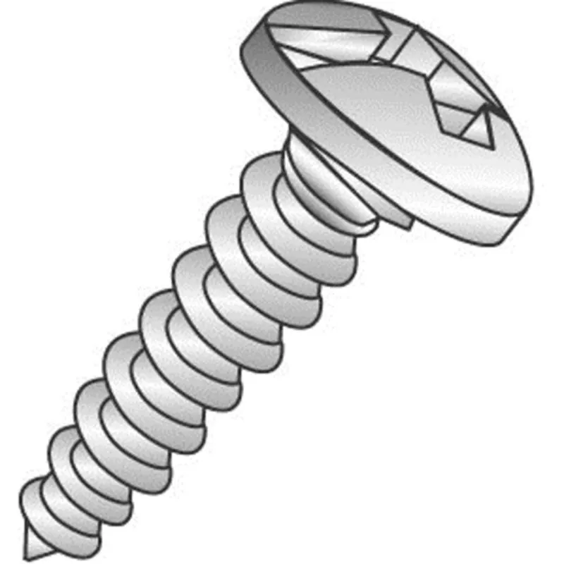 Minerallac 18809J Combination Self-Tapping Sheet Metal Screw #8-15, 1/2 in OAL