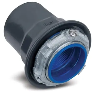 Abb STG1-G Pvc Ctd Zinc Ground Hub 1/2in