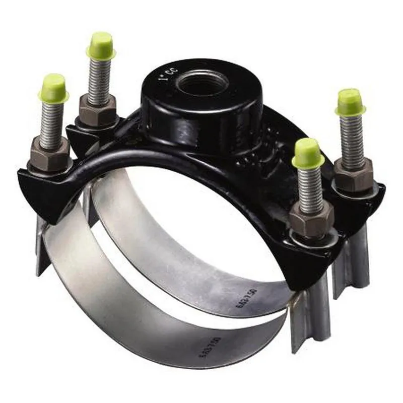 Romac 286-189042 16 x 1 in. IP Stainless Steel Nylon Double Strap Saddle