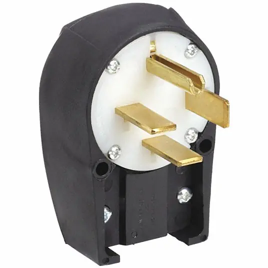 Bryant 8462ANPB Straight Blade Male Plug 60A 3-Phase 250V AC (Single Pack) 15-60P