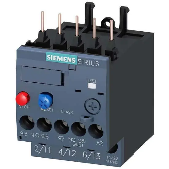 Siemens 3RU21160BB0 Sirius Overload Relay 0.14 to 0.2 FLA