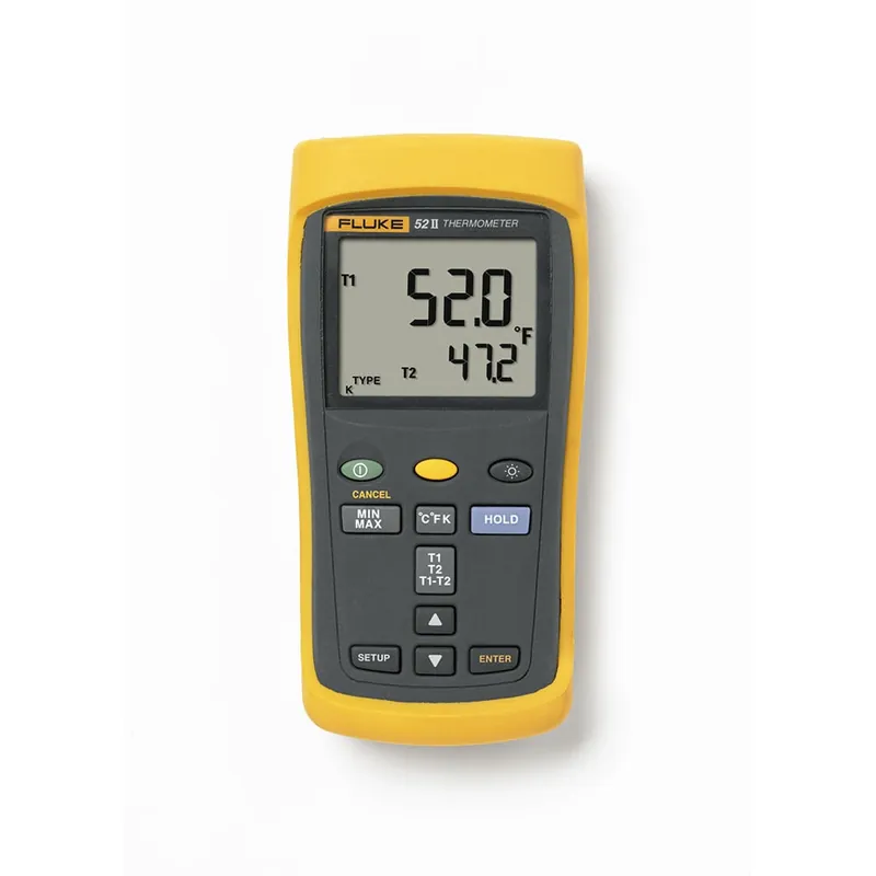 Fluke Fluke-52-260HZ 52-2 60HZ Thermocouple Thermometer with Dual Inputs