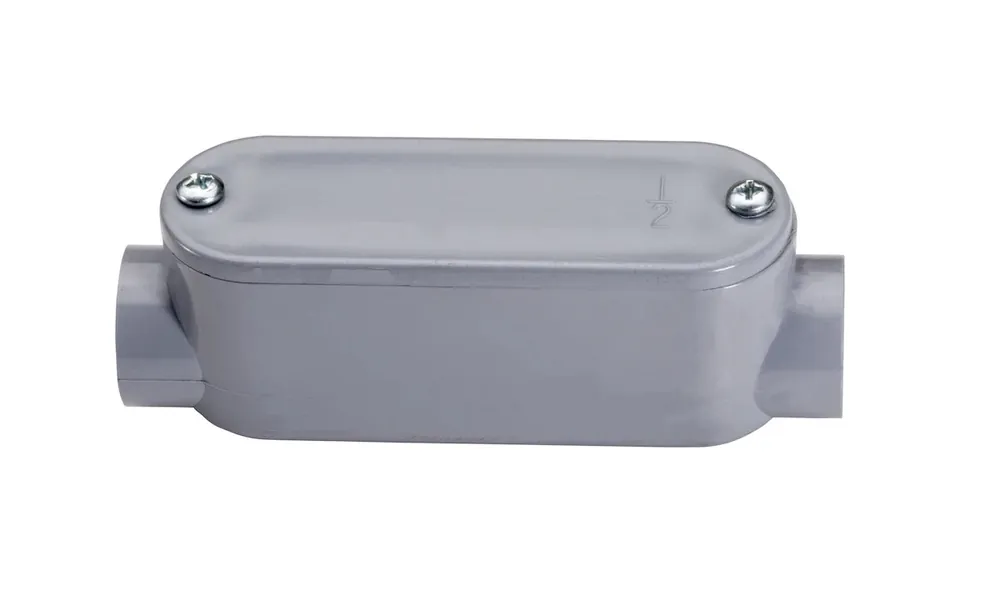Topaz 1182 3/4 inches pvc type "c" junction box