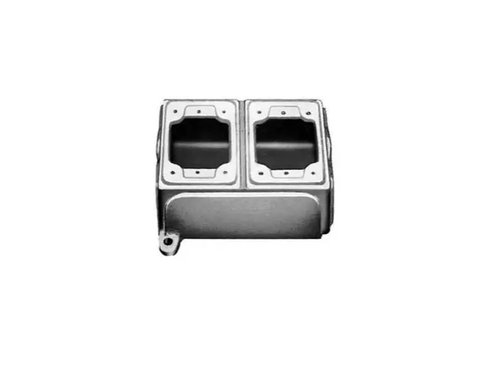 Appleton FDB-2L FDB 2-Gang Malleable Iron Device Box